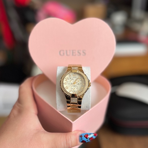 GUESS Women’s Multi-Function Gold-Tone Sport Watch - Picture 3 of 16